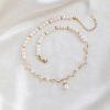 Bridal Necklace Handmade Pearl Real Freshwater Wedding Jewelry
