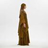 Brown Boho Poncho Organic Shaman Cape Hand Loomed