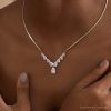 Classic Diamond Choker Necklace Crystal Bridal Statement Wedding