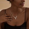 Classic Diamond Choker Necklace Crystal Bridal Statement Wedding