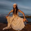 Maxi Top Boho Chic Open Back Cotton Fringe