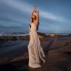 Maxi Top Boho Chic Open Back Cotton Fringe